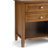 Warm Shaker 24"W Solid Wood Bedside Table with Two Drawers-377079163