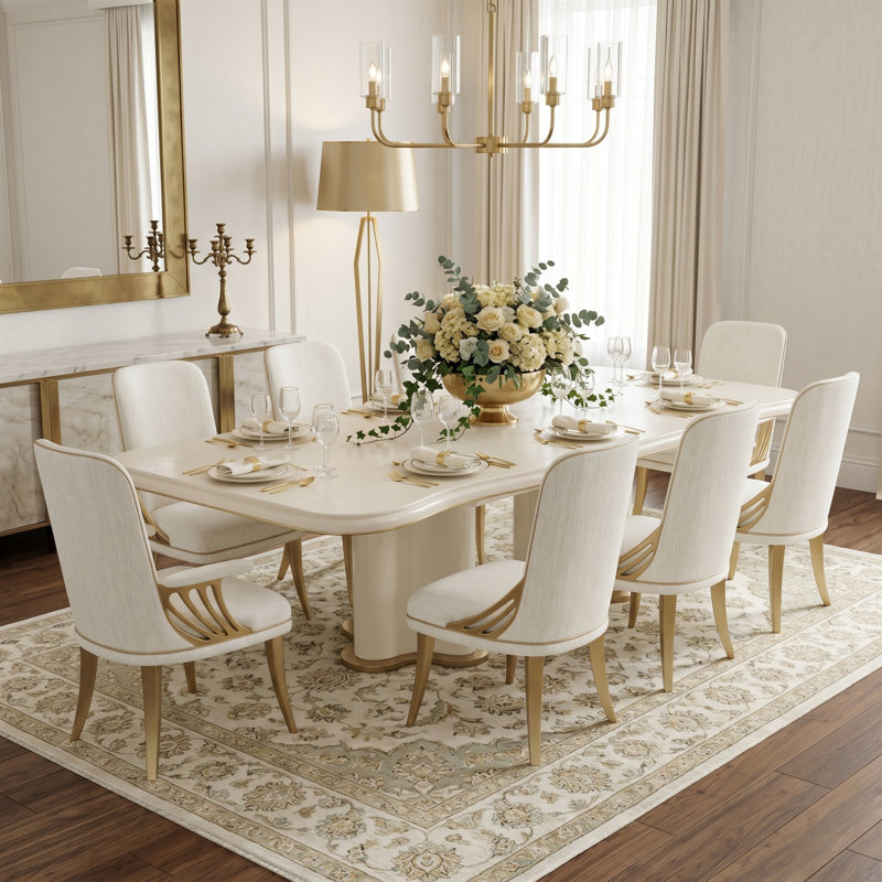 La Terrazza 9 - Piece Dining Set, 9 Pieces: Table, 8 Chairs