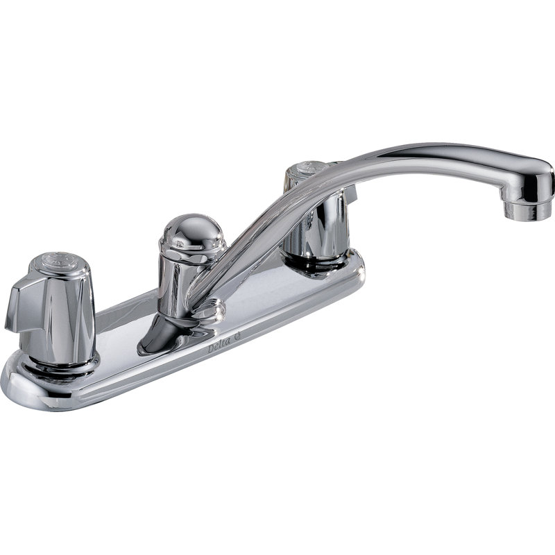 Classic Double Handle Kitchen Faucet