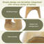 Table d'appoint creuse, texture semblable au bois-268979248