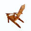 Chaise de patio en bois pour l'extérieur ou l'intérieur, pliable, chêne