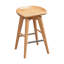 Clitheroe Swivel Solid Wood Counter Stool-1937972470-1967071436
