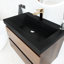 Meuble-lavabo mural simple avec comptoir Frediana