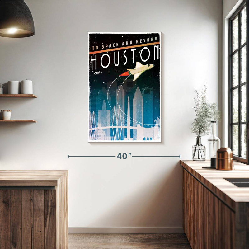 Au-delà de Houston, H 39 po x l 26 po