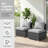 2-Piece Outdoor Armless Sofa-1591139007