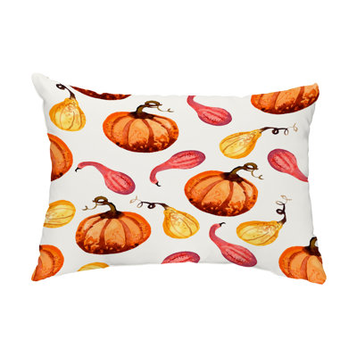 Gourds Outdoor Reversible Throw Pillow