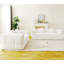 Canapé contemporain contemporain, canapé moderne sans os avec deux coussins décoratifs circulaires, tissu en polyester à poils longs texturé litchi doux pour la peau, canapé en mousse à carreaux-1158163330