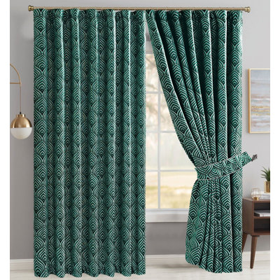 Marmaduke Cotton Blend Blackout Curtain Pair