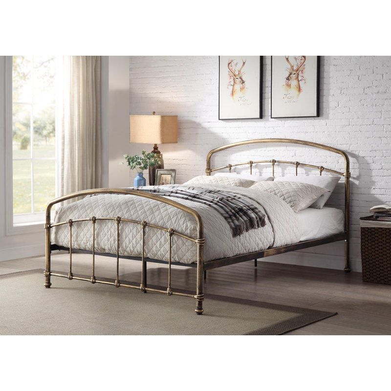 Alto Metal Bed, Kingsize (5'), Antique Bronze