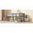 Full Rubber Wood Loft Bed With Ladder,Grey-1883117761-1883117773