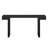 60Inches Rustic Farmhouse Console Table , Distressed Wood Finish Entryway Sofa Side Table For Living Room, Hallway, Black
