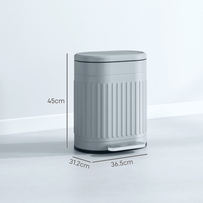 Metal Kitchen Trash Can