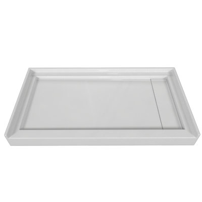 Signature 54 W 30 D Rectangular Base Shape Single Shower Base Integrated Seat Included