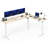 VIVO Electric Corner Desk, L-Shaped Workstation-102434968-102434984