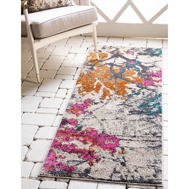 Oriental Indoor Rug, Runner 2'7" x 10'