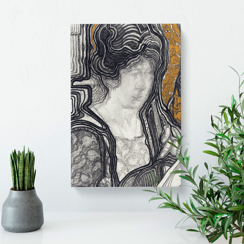 Woman Playing Cello by Reijer Stolk - Wrapped Canvas Painting, 76cm H x 50cm W x 3cm D