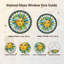 Panneau de vitrail Sun Face ， 7,8H-708133260