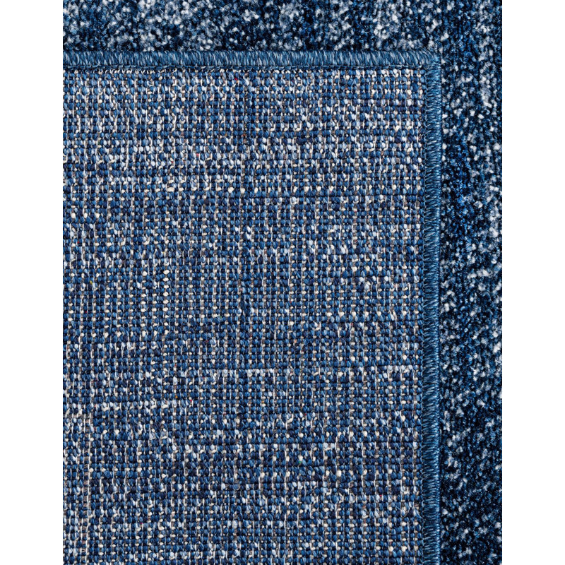 Tapis bleu marine Hermina, Tapis de couloir 2 pi x 6 pi 1 po