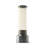 CANDLESTICK Rechargeable Cordless LED Table Lamp, 3-Levels Brightness Touch Sensor Control, Brushed Pewter-450148465
