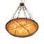 Luminaire suspendu 18 lumières Fleur-de-lis