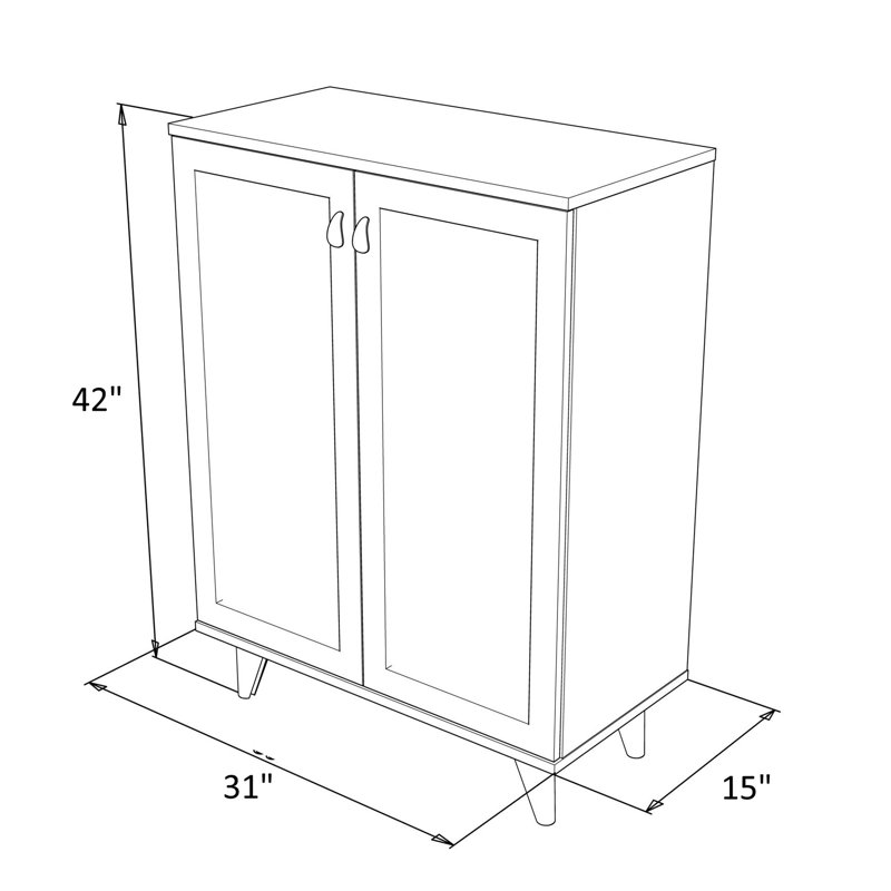 Armoire à chaussures en bois Delightful