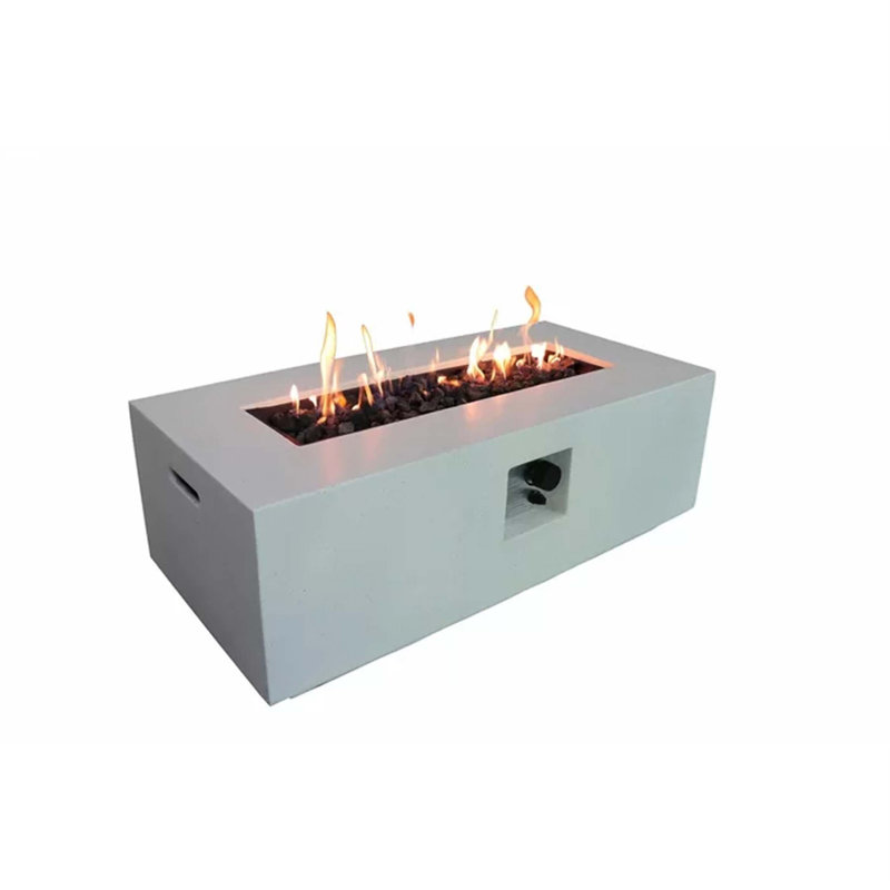 Concrete Propane Outdoor Fire Pit Table