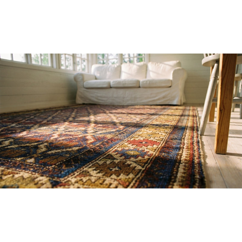 Tapis bleu antique Caucase - Shirvan