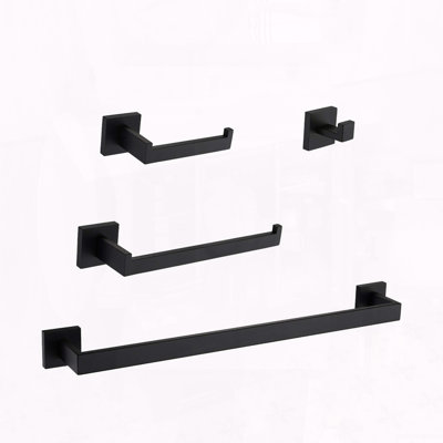 4-Piece Stainless Steel Bathroom Hardware Set