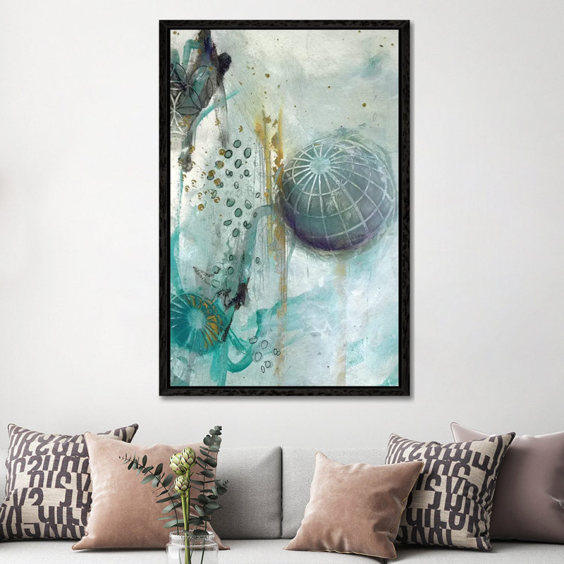 Fly Me To The Moon by Deb Chaney - Print on Canvas, Black Framed, 152.5 cm H x 101.5 cm W