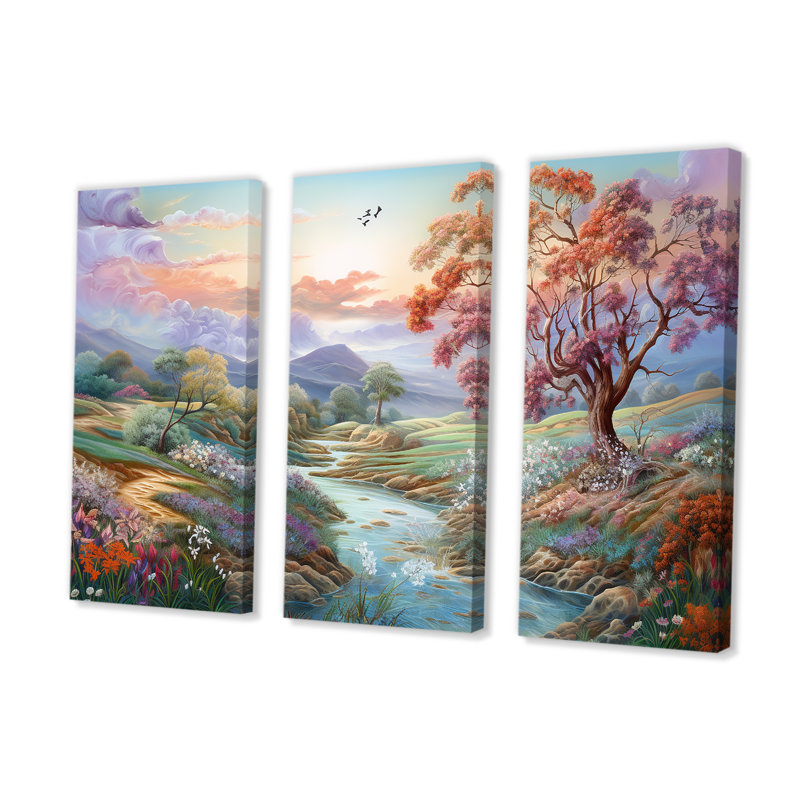 Ensemble de décorations murales campagne de charme champêtre, H 40 po x l 60 po x P 1 po