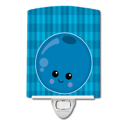 Blueberry Face Ceramic Night Light