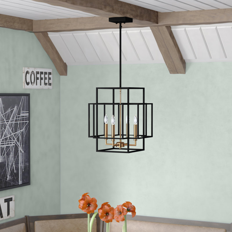 Justus 4 - Light Geometric Chandelier