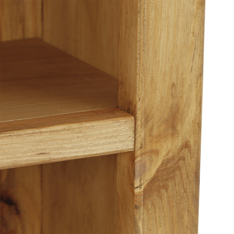 Arietta 180cm H x 90cm W Standard Bookcase, Waxed
