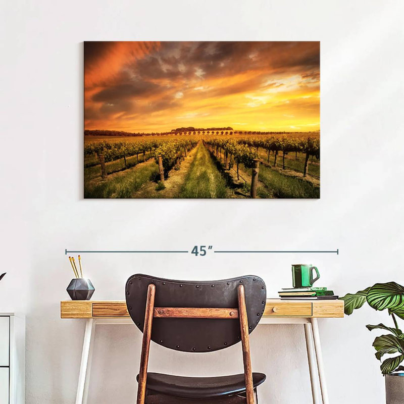 Alvord Barossa Valley Vineyard, H 26 po x l 39 po