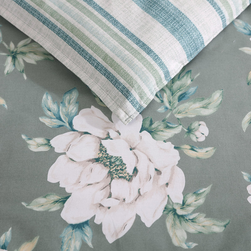 Ensemble d'édredon en coton Laura Ashley Wisley, Édredon simple + 4 pièces supplémentaires