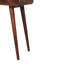 Console à deux tiroirs en bois courbé