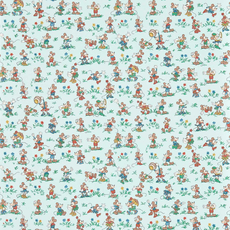 Mickey and Minnie Bonbon 10.05m x 68.6cm Matte Wallpaper Roll