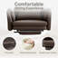 Chaise de bureau ergonomique inclinable à haut dossier avec dossier et repose-pieds réglables-1223664401