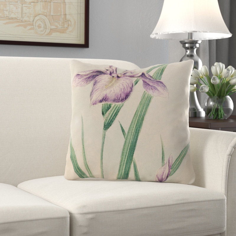 Coussin watercolour Ariton, Microsuède, Intérieur