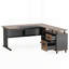 Bureau de direction en L 63 po avec classeur-1939912812