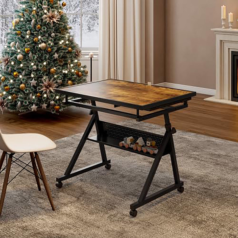 Table de casse-tête 1500 pièces, inclinable et mobile, 16 angles d'inclinaison réglables en hauteur, Noir