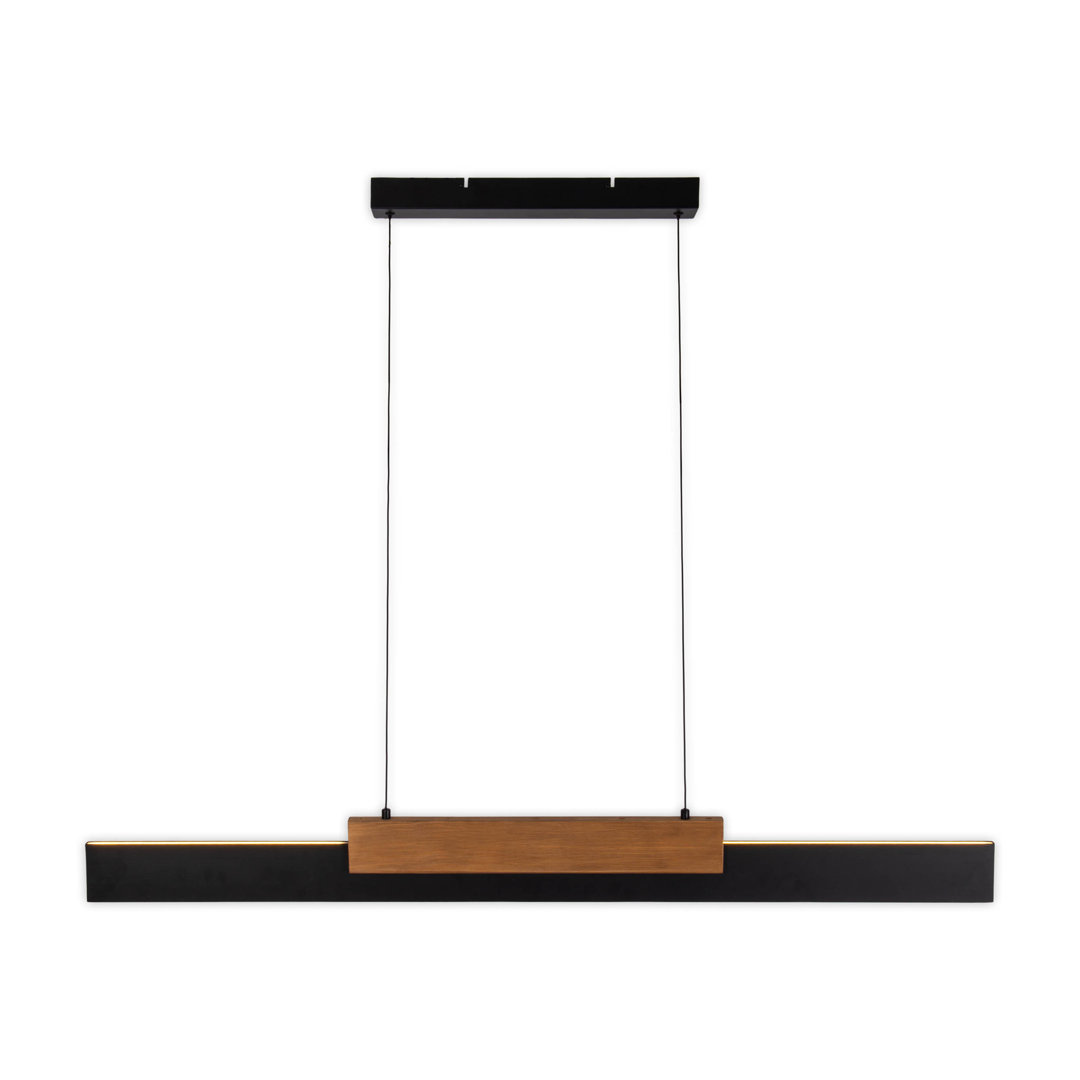 Ardie 1 - Light Matte Black LED Kitchen Island Pendant