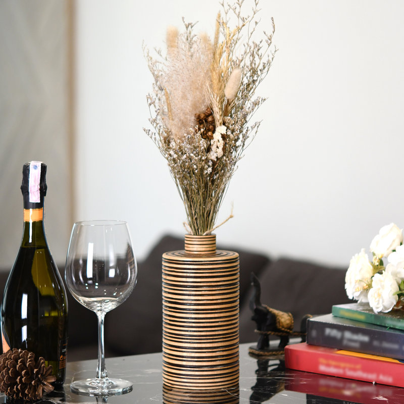 Handmade Wood Table Vase