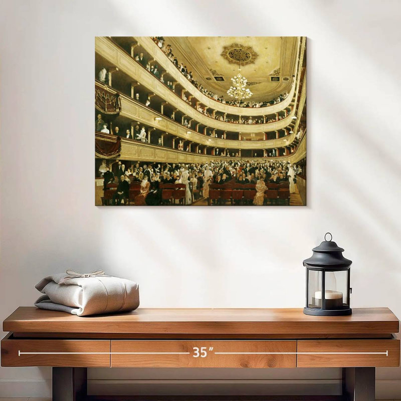 Salle de spectacle à l'Altes Burgtheater, H 16 po x l 20 po
