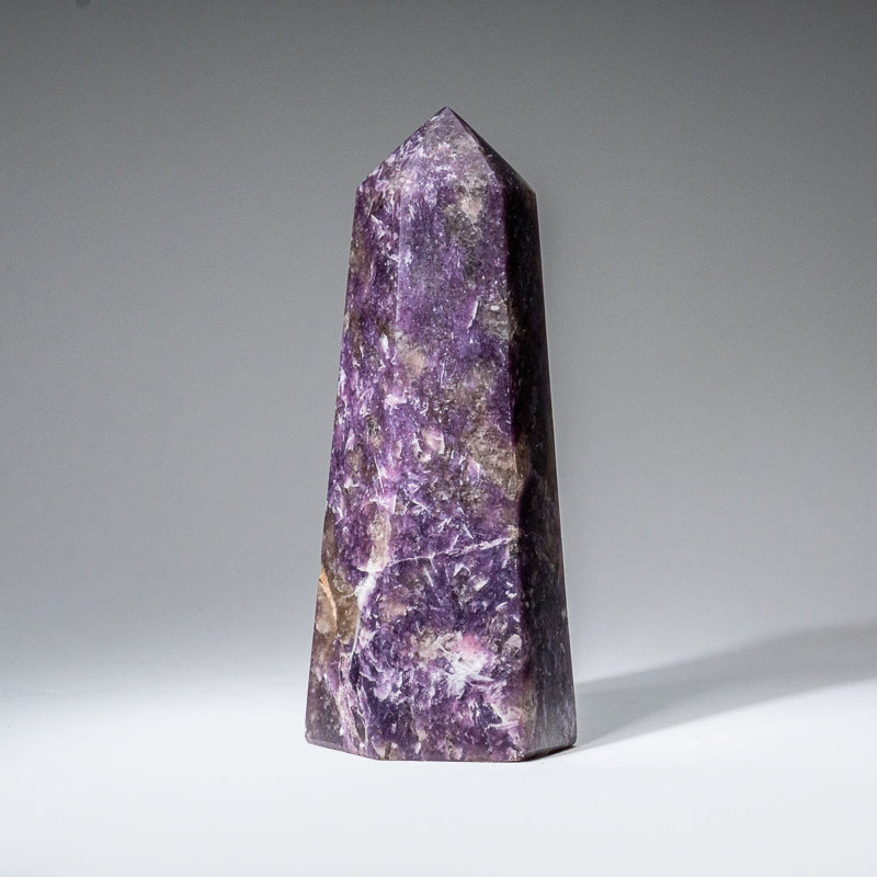 Genuine Polished Lepidolite Point from Madagascar (2 Lbs)