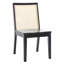 Chaise d'appoint Kalin en noir / naturel