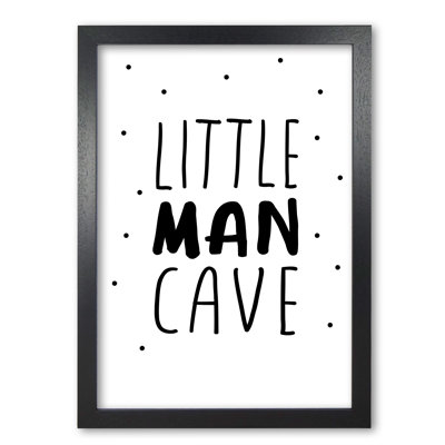 Little Man Cave Dots - Print