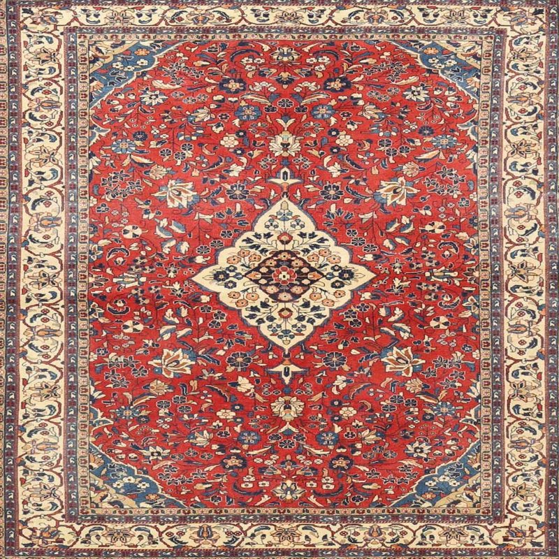 Jorja Oriental Indoor Rug, Square 5'