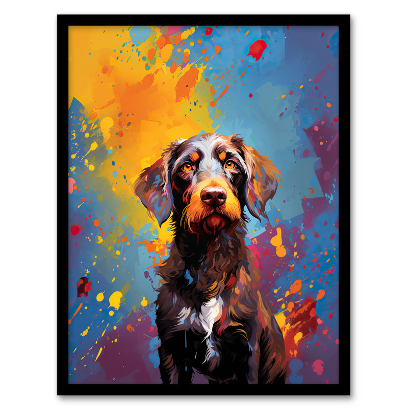 Wirehaired German Pointer Dog Lover - Single Picture Frame Print
