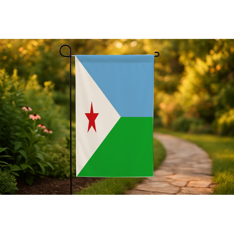 Drapeau de Djibouti — Drapeau extérieur